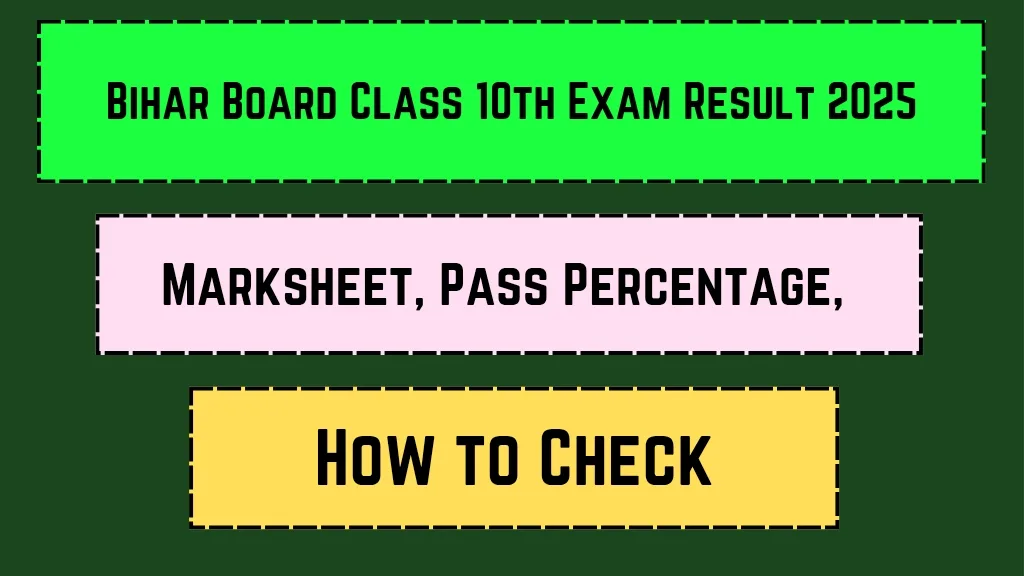 Bihar Board Class 10th Exam Result 2025