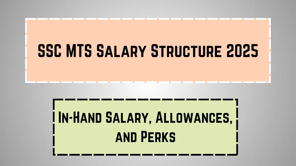 SSC MTS Salary Structure 2025